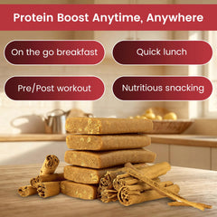 TIMBAR Protein Bars on-the-go packaging fits bag or pocket