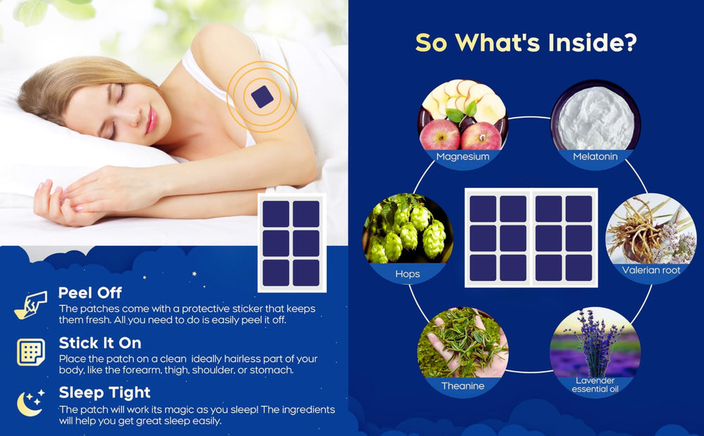 Time-release delivery concept for overnight relaxation