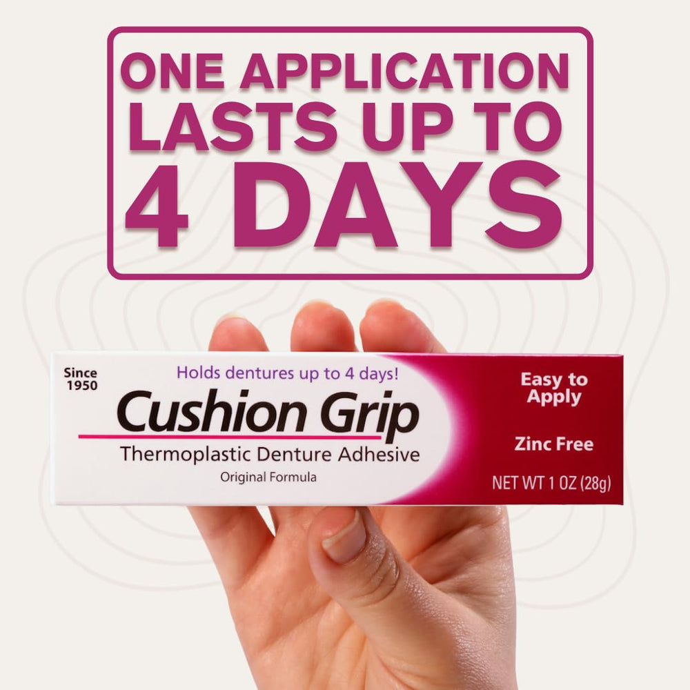 Time-tested denture adhesive since the 1950s