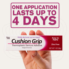 Time-tested denture adhesive since the 1950s