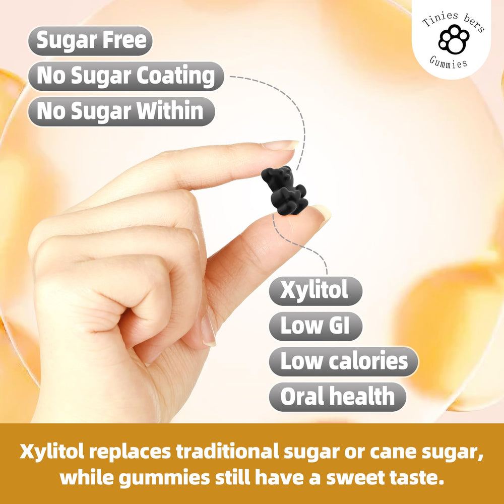 Tinies bers Detox Binder Gummies label info highlights batch number and expiry for quality assurance