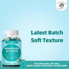 Nutrition facts panel and vegan labeling on Tinies Bers gummies bottle