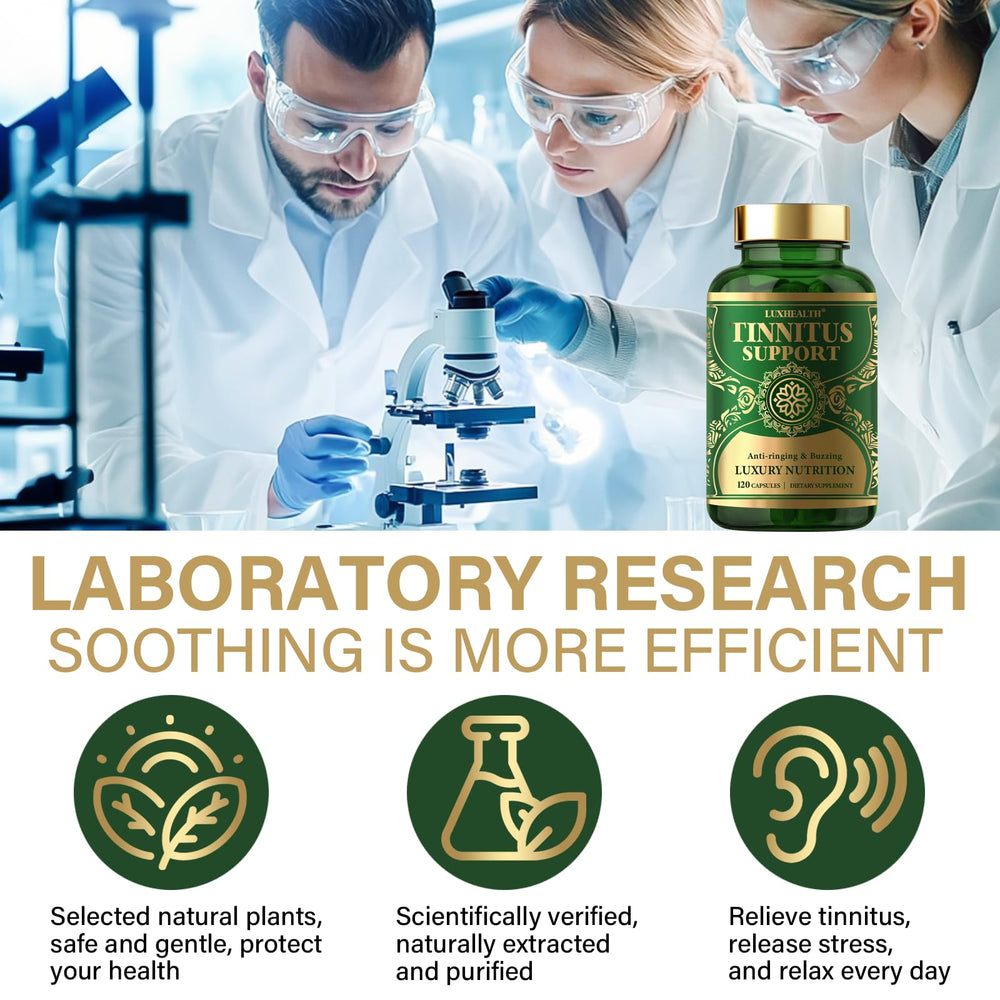 Ingredients and minerals for ear health illustration