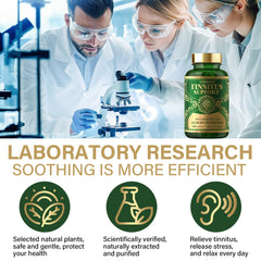 Ingredients and minerals for ear health illustration