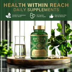 Product packaging and display for Tinnitus Relief