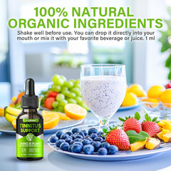 Packaging and included 60 ml bottle with drops