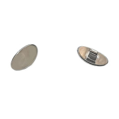 Oval titanium nose pad 13mm - front view