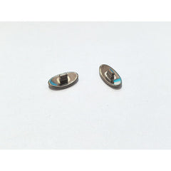 Oval titanium nose pad 13mm - side view