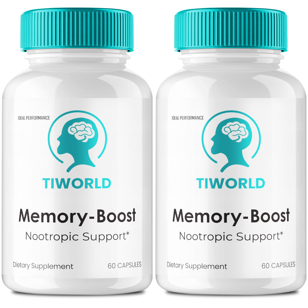 Front view of Tiworlde Memory Boost Capsules bottle