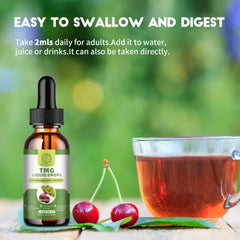 Vegan formula label for TMG drops