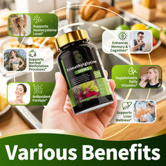 Non-GMO, vegan friendly TMG supplement
