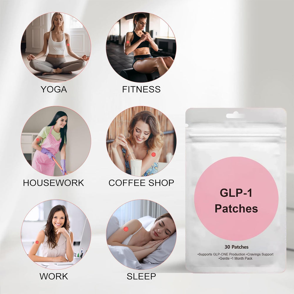 TMHBVI GLP-1 Patch applied to clean skin