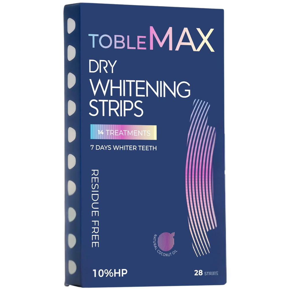 Box packaging of TobleMAX Teeth Whitening Strips
