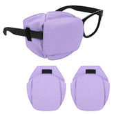 Purple TOCCOOL Kids Eye Patch for Glasses - 2 Pack, front view