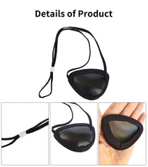 Eye mask wrapped in soft elastic webbing for comfort