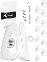 Tolaxy 12 pairs screw-in nose pads for kids 9mm for Oakley Savitar OO6047