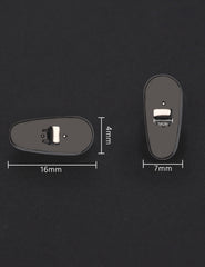 Anti-slip surface on replacement nose pads