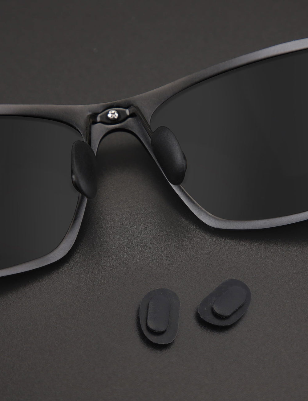Push-in nose pads 11mm black for eyeglasses - product image 2