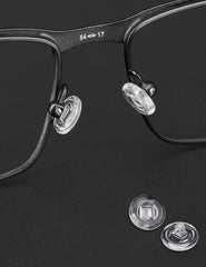 Close-up of Tolaxy screw-in nose pads for Oakley Conductor sunglasses