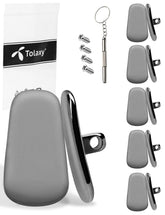 Tolaxy metal replacement nose pads for Oakley Tincup OX3184 – front view