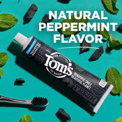Peppermint flavor toothpaste from Tom's of Maine for fresh breath