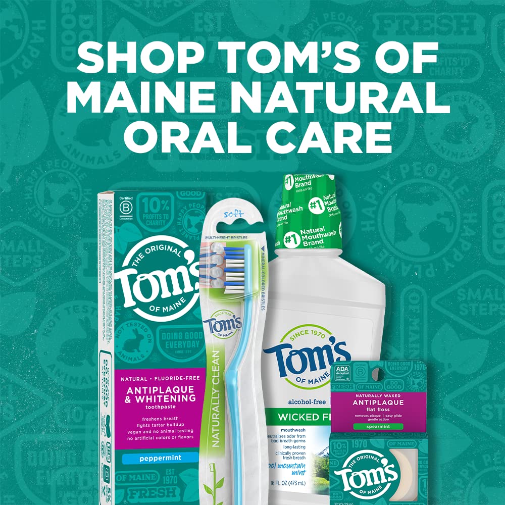 Notice that packaging may vary for Tom's of Maine floss