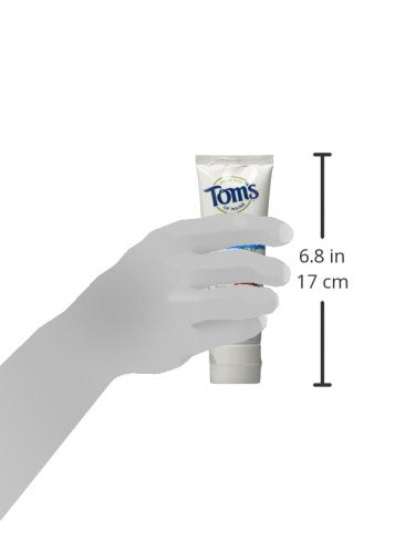Box and tubes of Tom's of Maine fluoride-free kids toothpaste
