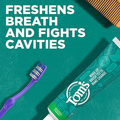 Tom's of Maine Wicked Fresh toothpaste packaging and Cool Peppermint flavor