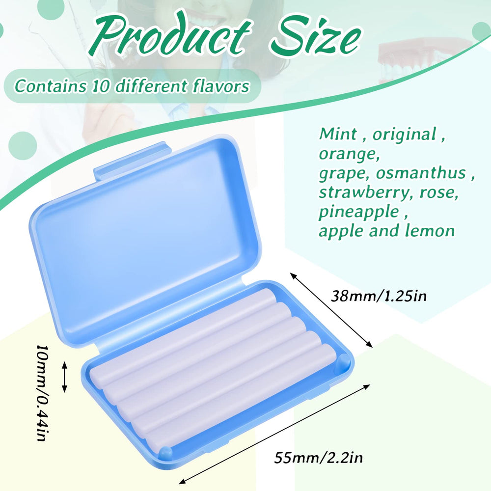 Colorful braces wax boxes for braces in assorted colors - display