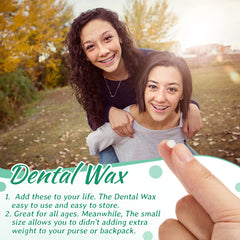 Pack of 40 colorful braces wax boxes ready to travel