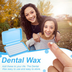Original scent braces wax for braces and oral appliances in a colorful case