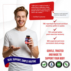 Tongkat Ali, Ashwagandha, Fadogia Agrestis and Maca root capsules