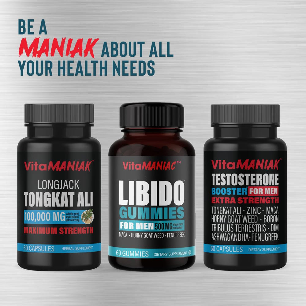 Herbal Tongkat Ali capsules for men's health and vitality