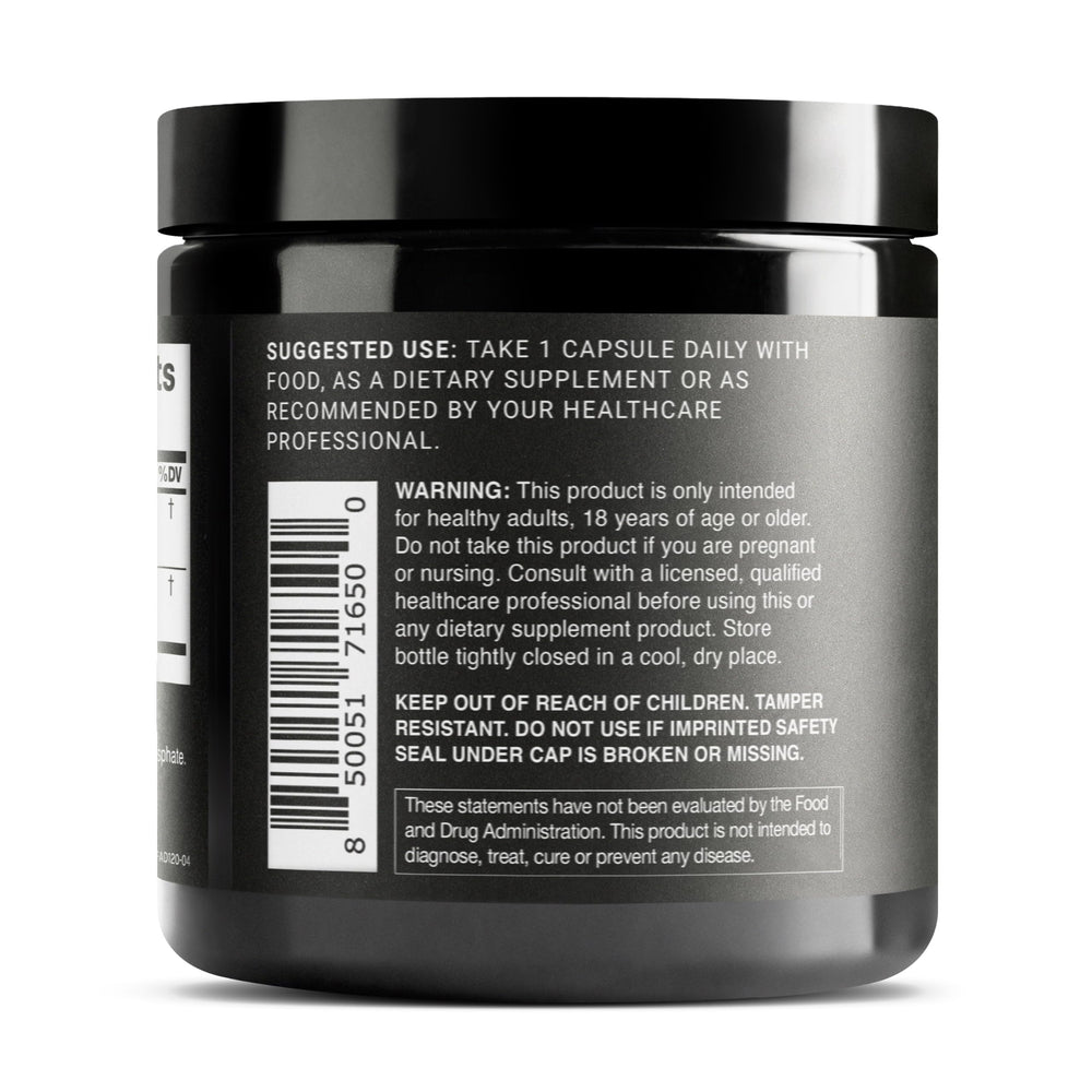 Close-up of Fadogia Agrestis 30:1 extract capsule