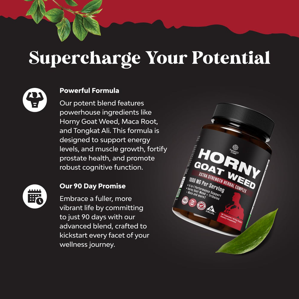 Herbal blend featuring Tongkat Ali, Panax Ginseng and Black Maca