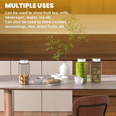Versatile use for smoothies, juices and protein shakes