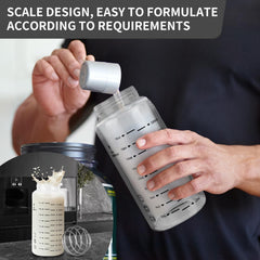 TONGRANG-LIFE glass shaker bottle showing ice and fruit versatility for flavored water