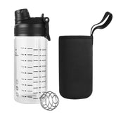 TONGRANG-LIFE glass shaker bottle with sip lid for leak-free hydration on the go