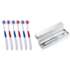 Tongue brush designed for cleaning the tongue surface