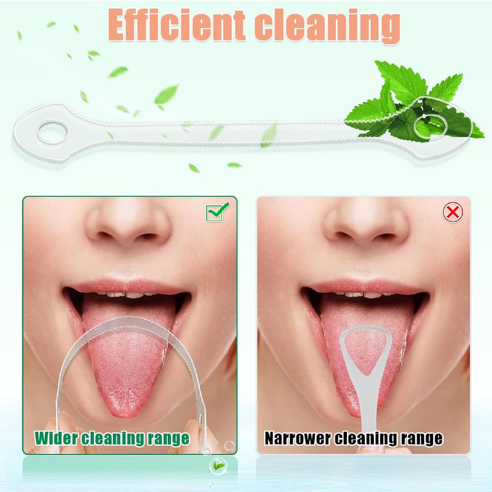 Travel-friendly compact tongue scraper