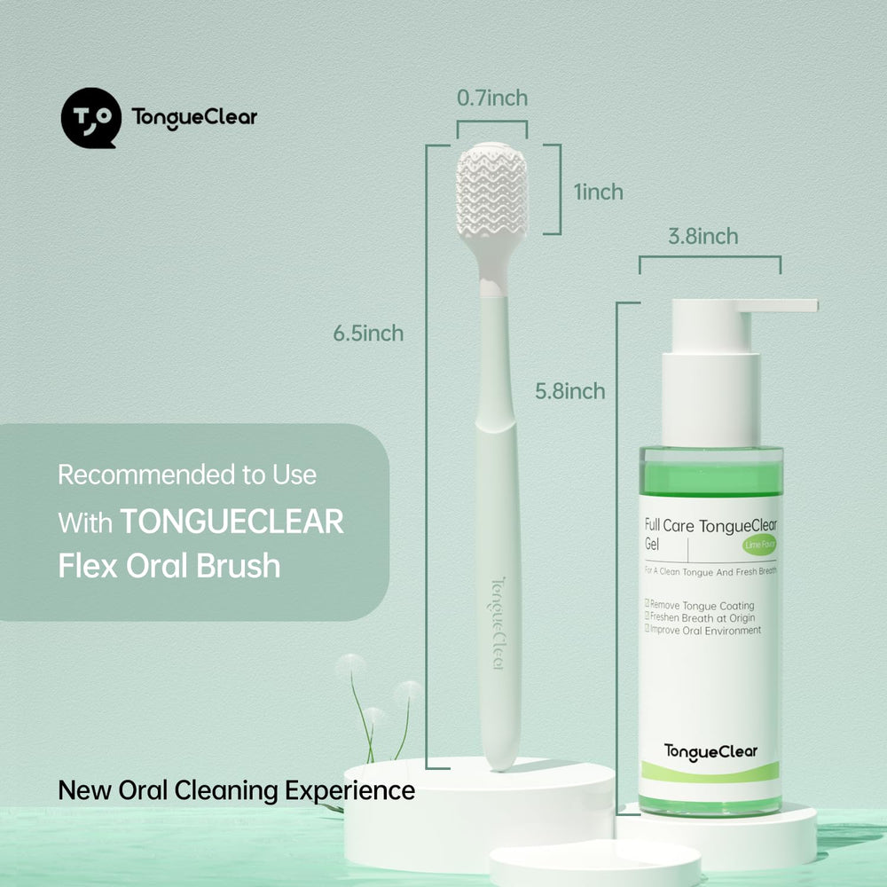 Mint-scented Tongueclear cleaning gel