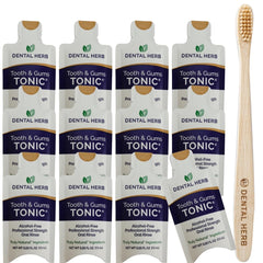 Tonic Traveler Mouthwash Minis 12-pack packaging