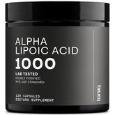 Toniiq Alpha Lipoic Acid 1000mg bottle front view