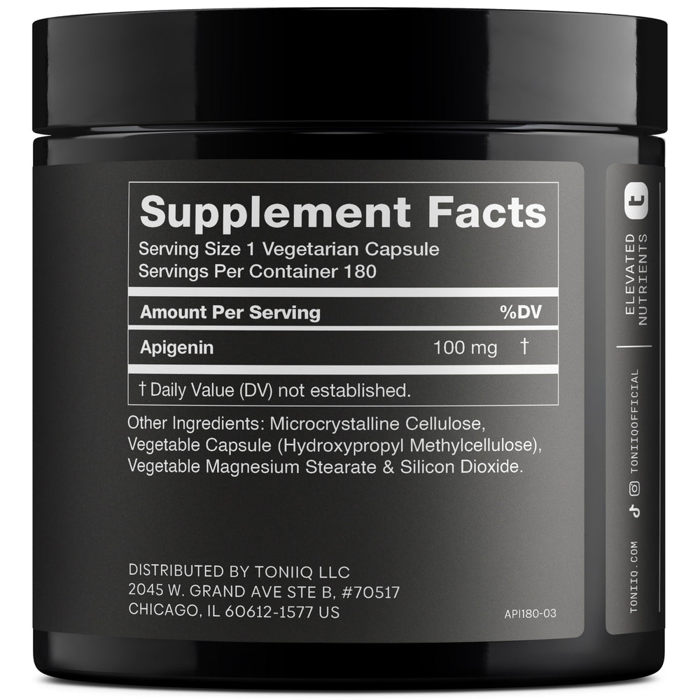 Close-up of 180 vegetarian capsules inside bottle