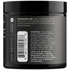 Purity certification label showing 98%+ purity