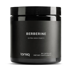 Toniiq Berberine HCl 97% purity bottle for high-potency dosing