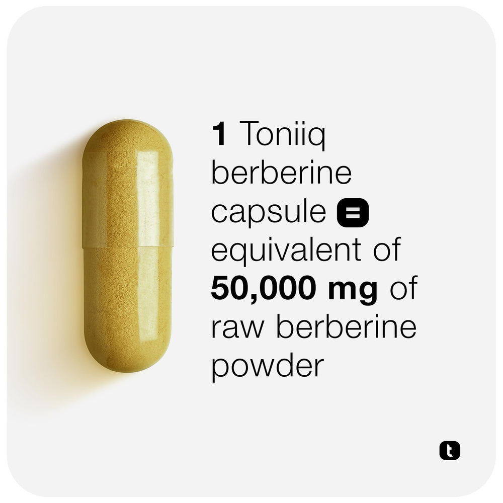 Lab-testing certificate for Toniiq Berberine purity