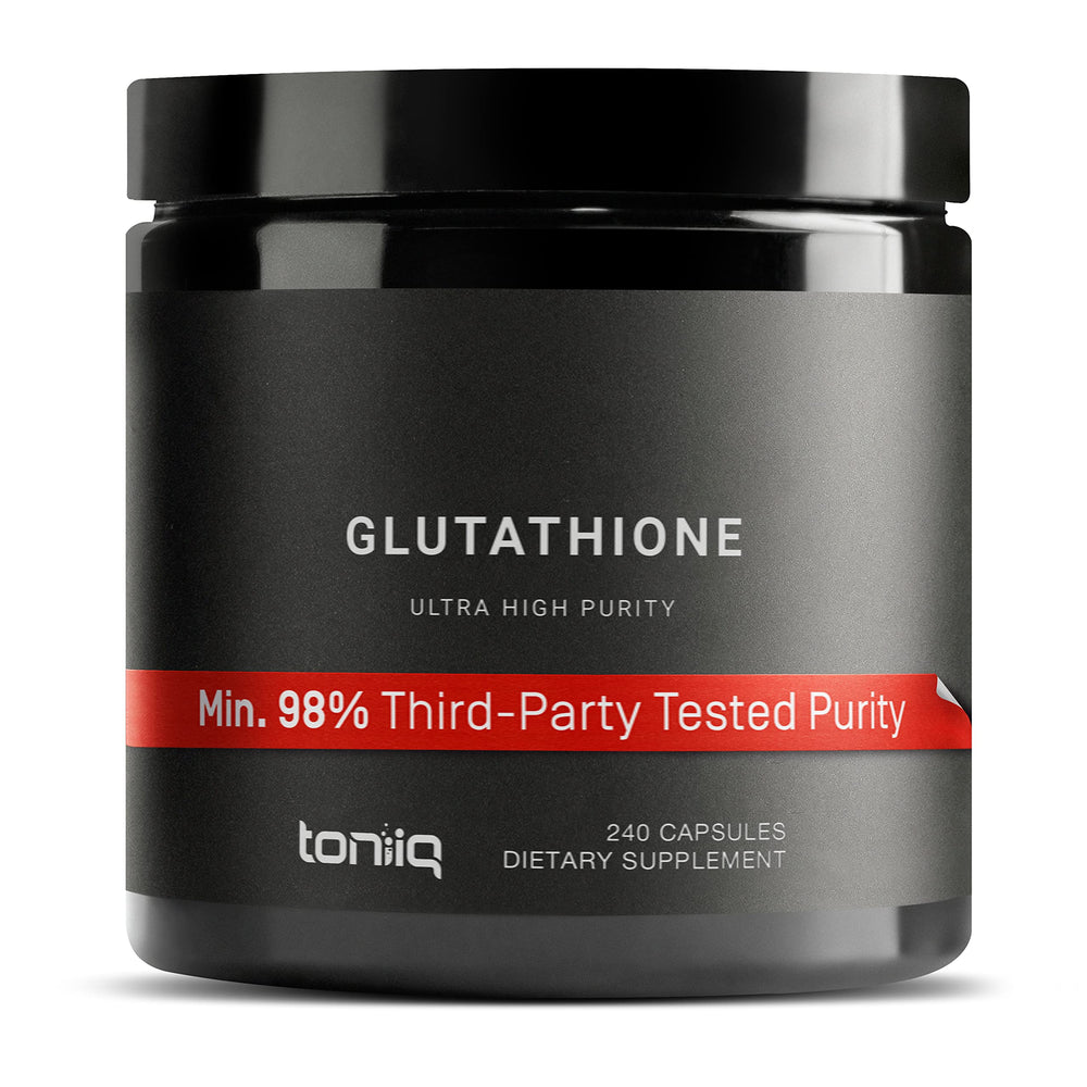 Toniiq Glutathione 1000mg capsules bottle – 240 counts, hero image