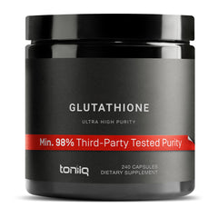 Toniiq Glutathione 1000mg capsules bottle – 240 counts, hero image