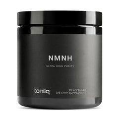 Product bottle of Toniiq NMNH supplement